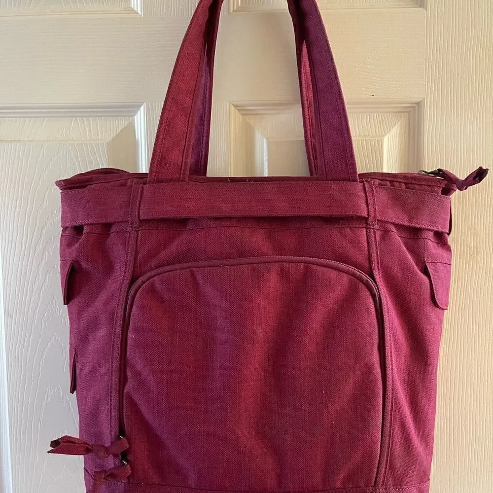 OGIO burgundy canvas